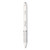 S-gel Fashion Barrel Gel Pen, Retractable, Medium 0.7 Mm, Black Ink, Pearl White Barrel, Dozen