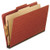 PFX1157R Pressboard Classification Folders, Letter size, Brick Red