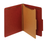 PFX23775R Classification Folders, 100% Recycled, 1 Divider, Embedded Fasteners, 2/5 Cut Tab, Red, Letter, 10/BX, 5 BX/CT