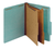 PFX24030R Classification Folders, 100% Recycled, 2 Dividers, Embedded Fasteners, 2/5 Cut Tab, Blue, Letter, 10/BX, 5 BX/CT