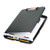 Low Profile Storage Clipboard, 0.5" Clip Capacity, Holds 8.5 X 11 Sheets, Charcoal