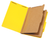 PFX29034P Pendaflex® Classification Folders, 2 Dividers, 2" Fasteners, Legal, Yellow, 10/Box