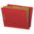 PFX23865GW Pendaflex® Pressboard End-Tab Classification Folders, Letter Size, 8 Section, 3.5" Expansion, Red, Straight Cut, 10/BX