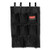 Fabric 9-pocket Cart Organizer, 19.75 X 1.5 X 28, Black