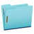 PFX61542R Pendaflex® Recycled Pressboard Fastener Folders, Letter Size, Light Blue, 2" Expansion, 1/3 Cut, 25/BX