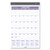 Repositionable Wall Calendar, 15.5 X 22.75, White/blue/red Sheets, 12-month (jan To Dec): 2024