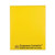 Classroom Connector Folders, 11 X 8.5, Yellow, 25/box