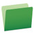 PFX152BGR Pendaflex® Two-Tone Color File Folders, Letter Size, Bright Green, Straight Cut, 100/BX