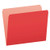 PFX152RED Pendaflex® Two-Tone Color File Folders, Letter Size, Red, Straight Cut, 100/BX