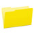 PFX15313YEL Pendaflex® Two-Tone Color File Folders, Legal Size, Yellow, 1/3 Cut, 100/BX