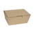 Earthchoice Tamper Evident Onebox Paper Box, 6.54 X 4.5 X 3.25, Kraft, 160/carton
