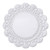 Cambridge Lace Doilies, Round, 6", White, 1,000/carton
