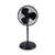 16" 3-speed Oscillating Pedestal Stand Fan, Metal, Plastic, Black