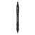 Profile Gel Pen, Retractable, Bold 1 Mm, Black Ink, Translucent Black Barrel, Dozen