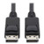 Displayport To Displayport Cable 4k With Latches, 10 Ft, Black