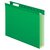 PFX04152x2BGR Pendaflex® Extra Capacity Reinforced Hanging Folders, 2", Letter Size, 1/5 Cut, Bright green, 25/BX