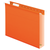 PFX04152x2ORA Pendaflex® Extra Capacity Reinforced Hanging Folders, 2", Letter Size, Orange, 1/5 Cut, 25/BX