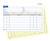 ABFDC5840 Invoice Book, 2-Part, Carbonless, 50 ST/BK