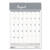 Academic Year Bar Harbor Recycled Wirebound Monthly Wall Calendar, 12 X 17, White/blue Sheets, 12-month (aug-july): 2023-2024