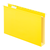 PFX04153x2YEL Pendaflex® Extra Capacity Reinforced Hanging Folders, 2", Legal Size, Yellow, 1/5 Cut, 25/BX