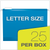 PFX0415215BLU Pendaflex?? Reinforced Hanging Folders, Letter Size, Blue, 1/5 Cut, 25/BX