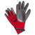 Ninja Flex Latex-coated-palm Gloves, Nylon Shell, X-large, Red/gray