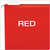 PFX0415215RED Pendaflex?? Reinforced Hanging Folders, Letter Size, Red, 1/5 Cut, 25/BX