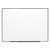 Fusion Nano-clean Magnetic Whiteboard, 48 X 36, White Surface, Black Aluminum Frame