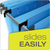 PFX59303EE Pendaflex® SureHook® Reinforced Hanging Box File, 3", Legal, Blue, 1/5 Cut, 25/BX