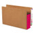 Redrope Drop-front End Tab File Pockets, Fully Lined 6.5" High Gussets, 3.5" Expansion, Legal Size, Redrope/red, 10/box