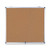 Slim-line Enclosed Cork Bulletin Board, One Door, 47 X 38, Cork Surface, Aluminum Frame