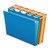 PFX42592 Pendaflex® Ready-Tab™ Reinforced Hanging Folders, Letter Size, Assorted Colors, 5 Tab, 25/BX