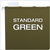 Ready-tab Reinforced Hanging File Folders, Letter Size, 1/3-cut Tabs, Standard Green, 25/box
