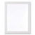 Self Adhesive Sign Holders, 8.5 X 11 Insert, Clear With White Border, 2/pack