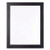 Self Adhesive Sign Holders, 11 X 17 Insert, Clear With Black Border, 2/pack