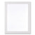 Self Adhesive Sign Holders, 11 X 17, Clear With White Border, 2/pack