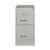 Vertical Letter File Cabinet, 2 Letter Size File Drawers, Light Gray, 15 X 26.5 X 28.37