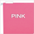 PFX81609EE Pendaflex® Recycled Hanging Folders, Letter Size, Pink, 1/5 Cut, 25/BX