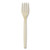 Ecosense Renewable Plant Starch Cutlery, Fork, 7", 50/pack