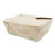 No Tree Folded Takeout Containers, 46 Oz, 5.5 X 6.9 X 2.5, Natural, Sugarcane, 300/carton