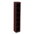 Alera Valencia Series Narrow Profile Bookcase, Six-shelf, 11.81w X 11.81d X 71.73h, Mahogany