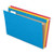 PFX81663 Pendaflex® Recycled Hanging Folders, Letter Size, Assorted Colors, 1/5 Cut, 25/BX