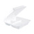Insulated Foam Hinged Lid Containers, 3 Compartments, 9.3 X 9.5 X 3, White, 100/sleeve, 2 Sleeves/carton
