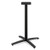 Between Standing-height X-base For 42" Table Tops, 32.68w X 41.12h, Black