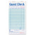 Guest Check Pad With Ruled Back, 15 Lines, One-part (no Copies), 3.5 X 6.7, 50 Forms/pad, 50 Pads/carton