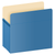 PFX1534GBLU10 Pendaflex® Color File Pockets, Letter Size, Blue, 5.25" Expansion, 10/BX