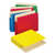 PFX51524E5ASST Colored File Pockets, 3.5", Assorted, Letter, 5/PK