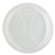 Round Aluminum To-go Container Lids, Dome Lid, 9", Clear, Plastic, 500/carton