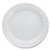 Famous Service Impact Plastic Dinnerware, Plate, 10.25" Dia, White, 500/carton