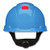 Securefit H-series Hard Hats, H-700 Cap With Uv Indicator, 4-point Pressure Diffusion Ratchet Suspension, Blue